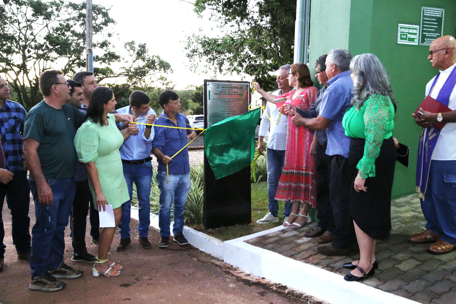 Inauguração do CENTRO DE SAÚDE PIEDADE SEVERINA DE ÁVILA (COMUNIDADE DO ANGICO)